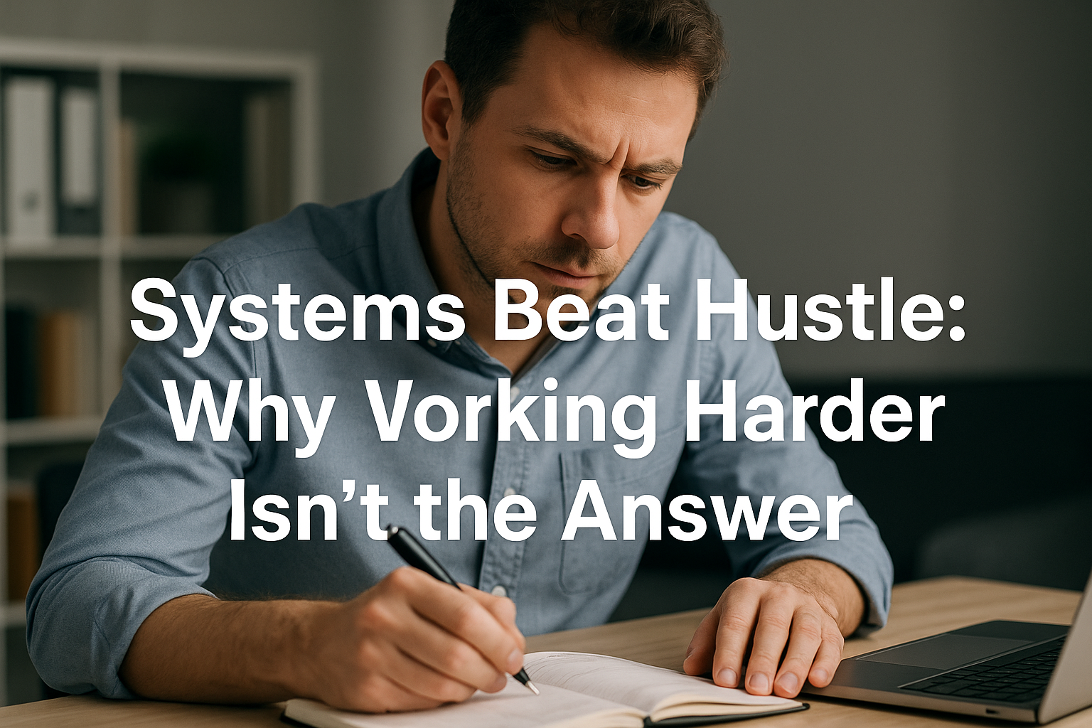 Systems Beat Hustle: Why Working Harder Isn't the Answer